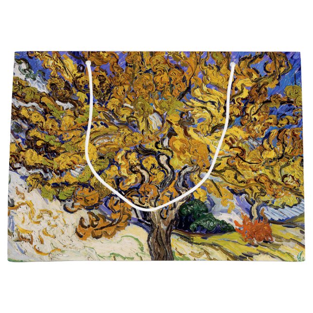 Grand Sac Cadeau Vincent van Gogh - Le Mulberry Tree (Devant)