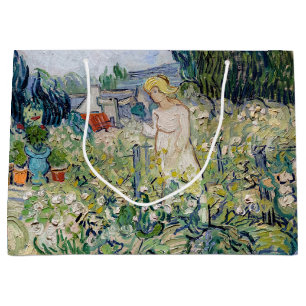 Grand Sac Cadeau Vincent van Gogh - Mademoiselle Gachet dans son ja