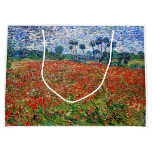 Grand Sac Cadeau Vincent van Gogh - Poppy Field