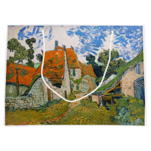 Grand Sac Cadeau Vincent van Gogh - Rue à Auvers-sur-Oise