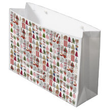 Vintage Christmas Collage Paper | Retro Holiday