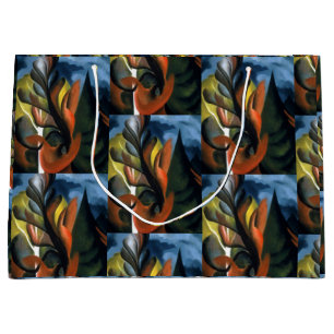 Grand Sac Cadeau Vintage Georgia O'Keefe 1922 Érable et cèdre