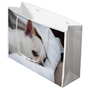 Grand Sac Cadeau Votre chiot chien de compagnie photo personnalisée