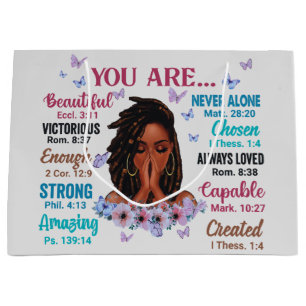 Grand Sac Cadeau Vous êtes Africaine Melanin Black Woman