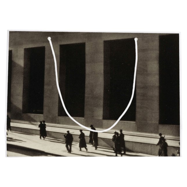 Grand Sac Cadeau Wall Street (par Paul Strand, 1915) (Dos)