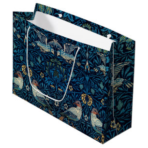 Grand Sac Cadeau William Morris Blue Birds Tapestry Classic