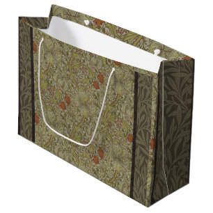 Grand Sac Cadeau William Morris Floral Lys willow art design