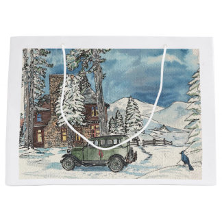Grand Sac Cadeau Winter at The Mansion