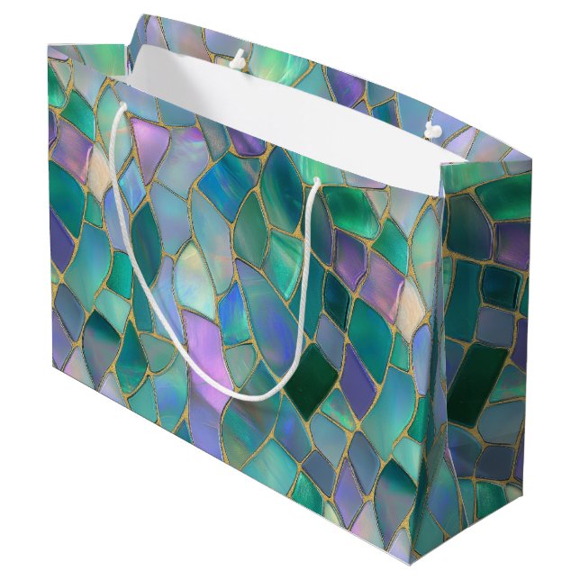 Grand Sac Cadeau Wrapping Paper Medium Gift Bag (Dos Angle)