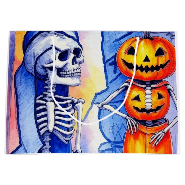 Grand Sac Cadeau yaei halloween (Devant)