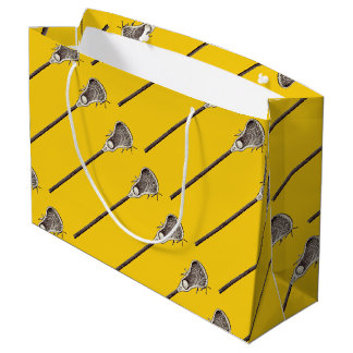 Grand Sac Cadeau Yellow Lacrosse