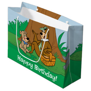 Grand Sac Cadeau Yogi Bear et Boo-Boo pique-nique Snack