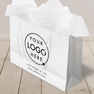 Grand Sac Cadeau Your Logo   Business Corporate Modern Professional