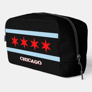 Grand sac Chicago, mode noir, drapeau de Chicago