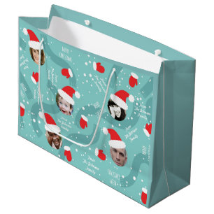 Grand sac de photos de Noël d'amusement fait sur