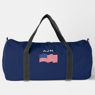 Grand sac de sport à drapeau américain personnalis