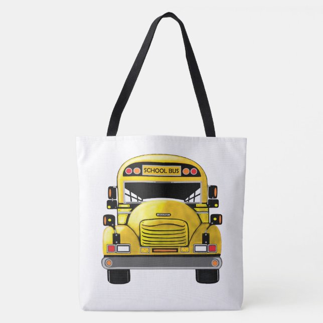 Grand sac fourre-tout à autobus scolaire (Devant)