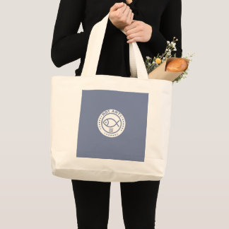 Grand Sac fourre-tout Bleu Pas Anti Poisson