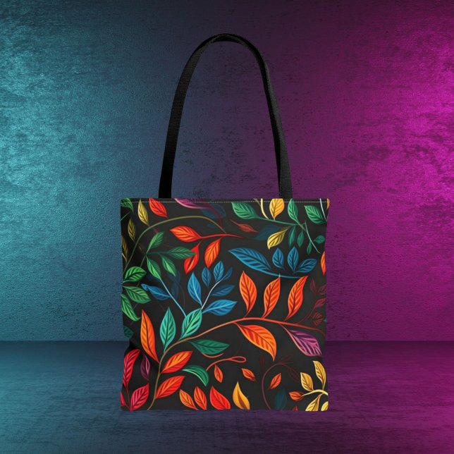 Grand Sac fourre-tout de conception feuille (Créateur téléchargé)
