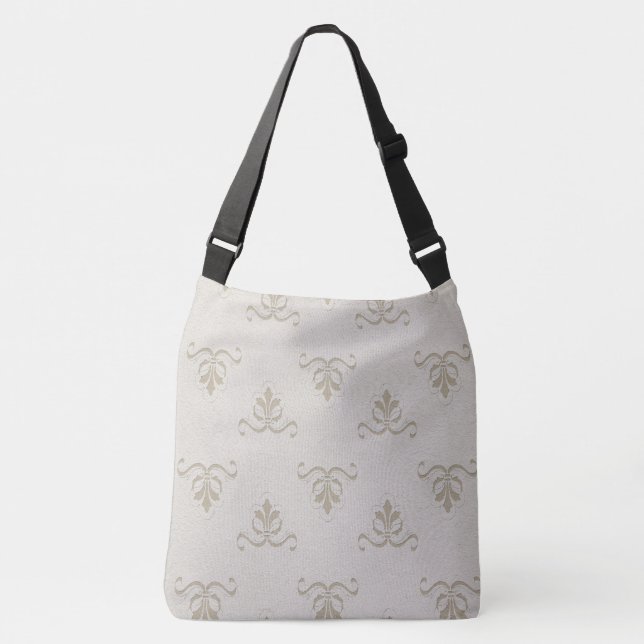 Grand Sac fourre-tout transcorporel à motif couron (Devant)