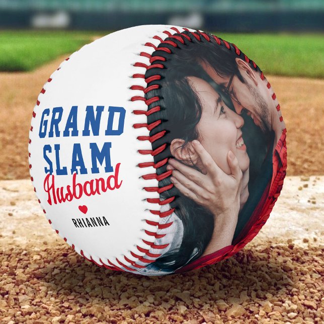 Grand Slam Husband Photo Baseball (Creator Uploaded)