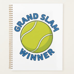 Grand Slam Winner Tennis Ball Sports Champion Planner