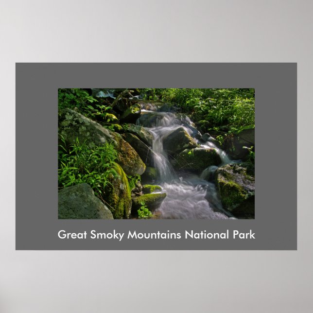 Grand Smoky Mountains National Park Photo Poster (Devant)