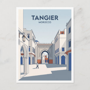 Grand Socco and Bab Fass Tangier Morocco Travel Postcard