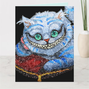 GRAND SOURIRE SOURIRE CHAT SURGRANDISSÉ CARTE D'AN