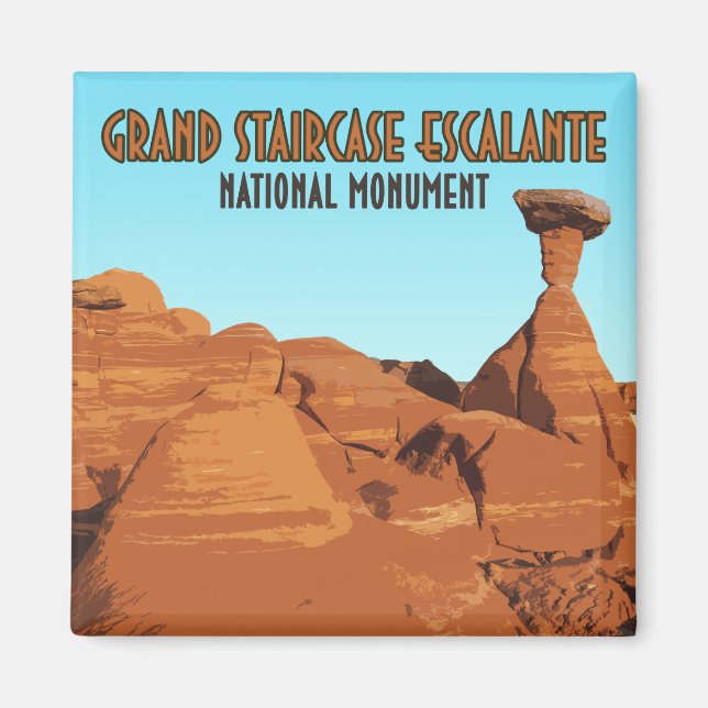 Grand Staircase Escalante National Monument Magnet (Front)
