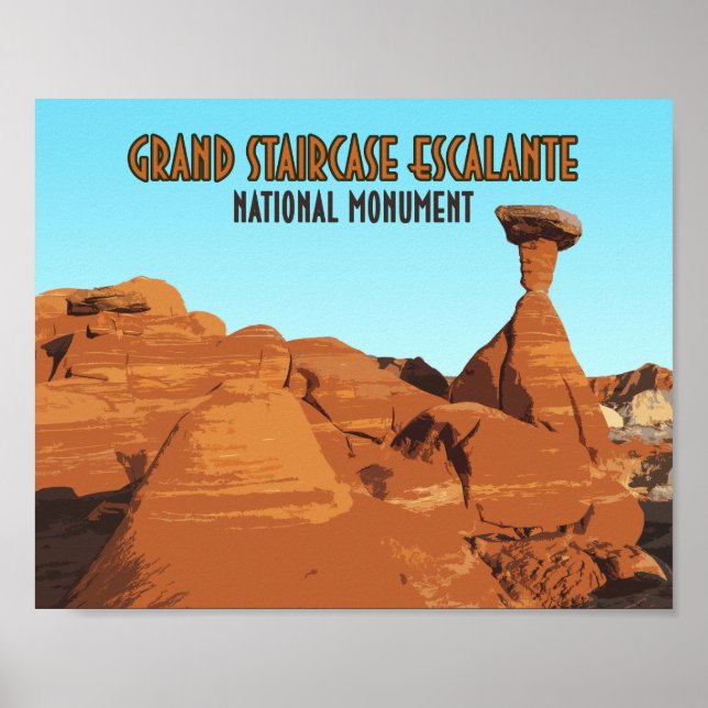Grand Staircase Escalante National Monument Poster (Front)