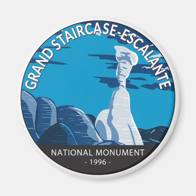 Grand Staircase Escalante National Monument Utah  Magnet (Front)