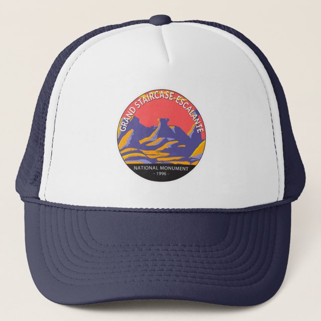 Grand Staircase Escalante National Monument Utah  Trucker Hat (Front)