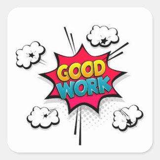 Grand Sticker de l'école de travail