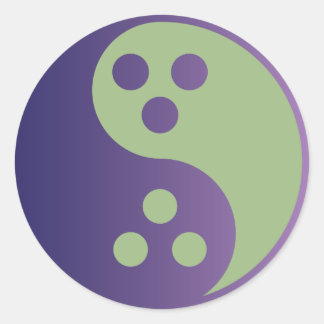 Grand Sticker rond Dudeism