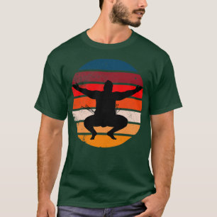 Grand Sumo Wrestling Retro Sunset   Japanese Sumo  T-Shirt