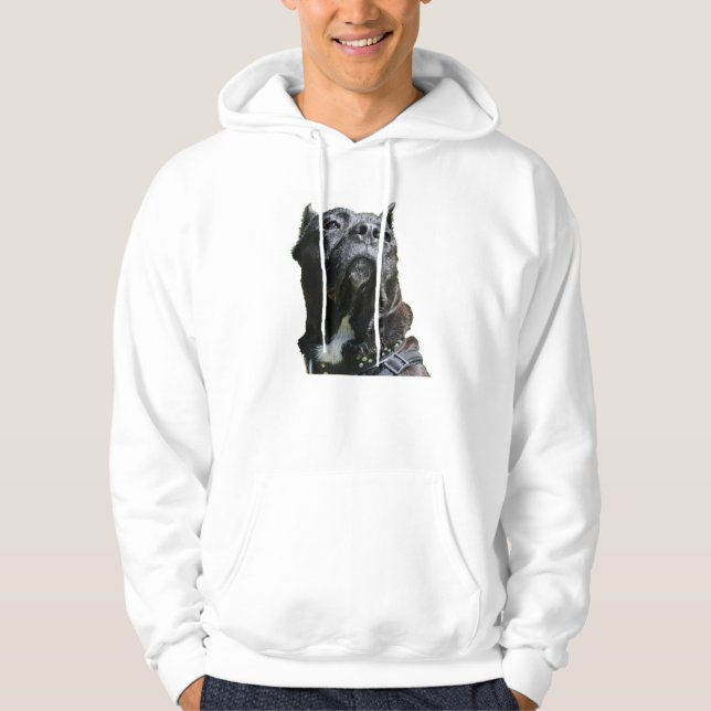 Grand Sweat - shirt à capuche de chien (Devant)