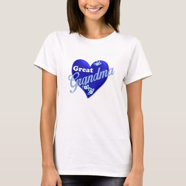 Grand T-shirt de grand-maman (Devant)