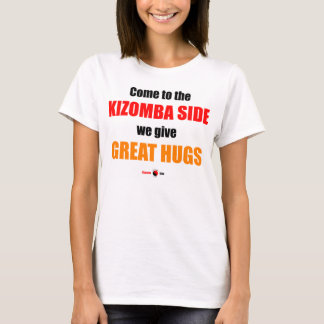 Grand T-shirt de Kizomba d'étreintes