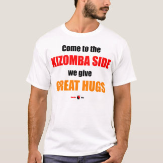 Grand T-shirt de Kizomba d'étreintes