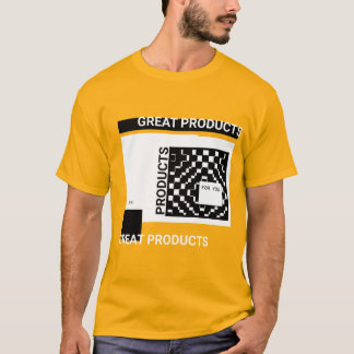grand T-shirt de produits