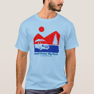 Grand T-shirt du yard rv de petite maison