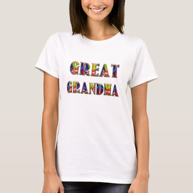 Grand T-shirt grand-mère (Devant)