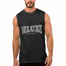 Grand T-shirt sans manche foncé