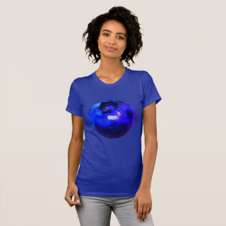 Grand T-shirt vif de myrtille