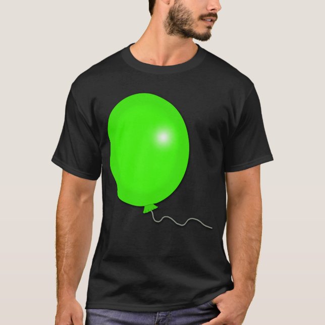 Grand T-shirts vert de ballon, sweat - shirts à (Devant)