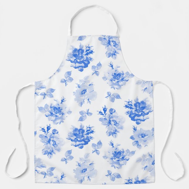 Grand tablier adulte en rose bleu délicieux (Recto)
