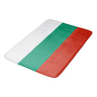 Grand tapis de bain avec drapeau de Bulgarie