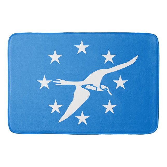Grand tapis de bain avec drapeau de Corpus Christi (Devant)