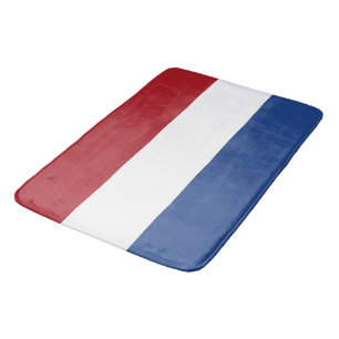 Grand tapis de bain avec drapeau de Pays-Bas